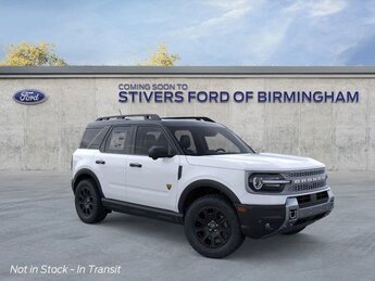 2025 Oxford White Ford Bronco Sport Badlands EcoBoost 2.0L I4 GTDi DOHC Turbocharged VCT Engine SUV 4 Door Automatic