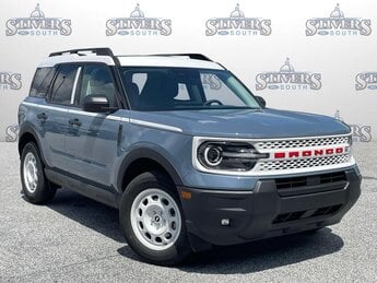 2025 Azure Gray Metallic Tri-Coat Ford Bronco Sport Heritage 1.5L EcoBoost Engine 4X4 4 Door SUV