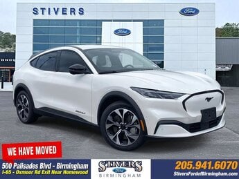 2024 White Metallic Ford Mustang Mach-E Select Dual Electric Motor Engine SUV 4 Door AWD