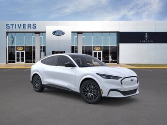 2025 Star White Metallic Tri-Coat Ford Mustang Mach-E Premium RWD Electric Motor Engine 4 Door SUV
