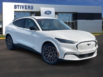 2025 Star White Metallic Tri-Coat Ford Mustang Mach-E Premium RWD 4 Door SUV