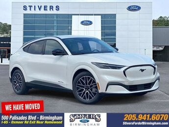 2025 Star White Metallic Tri-Coat Ford Mustang Mach-E Premium Automatic AWD Dual Electric Motor Engine