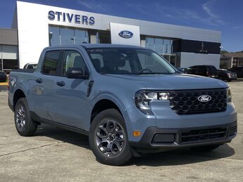 2025 Azure Gray Metallic Tri-Coat Ford Maverick XLT Automatic 4 Door Truck