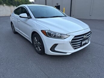 2018 Quartz White Pearl Hyundai Elantra Value Edition 4 Door Sedan 2.0L 4-Cylinder DOHC 16V Engine FWD Automatic