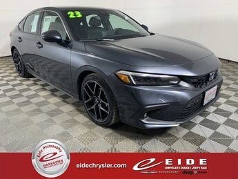 2023 Meteorite Gray Metallic Honda Civic Sport Touring Hatchback 1.5L I4 DOHC 16V Engine 4 Door FWD