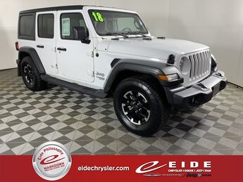2018 Jeep Wrangler Unlimited Sport S Automatic 4 Door SUV 4X4 3.6L V6 24V VVT Engine