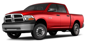 2012 Gray Ram 1500 Big Horn Automatic Truck HEMI 5.7L V8 Multi Displacement VVT Engine 4X4 4 Door