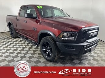 2022 Delmonico Red Pearlcoat Ram 1500 Classic Warlock Truck 4X4 3.6L V6 24V VVT Engine 4 Door Automatic