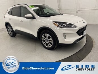 2022 Star White Metallic Tri-Coat Ford Escape SEL AWD Automatic 1.5L EcoBoost Engine