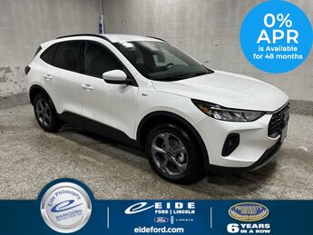 2025 Star White Metallic Tri-Coat Ford Escape Hybrid ST-Line Select Automatic (CVT) 2.5L iVCT Engine 4 Door SUV
