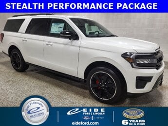 2024 Star White Metallic Tri-Coat Ford Expedition Max Limited 4 Door SUV Automatic 4X4 3.5L V6 EcoBoost Engine