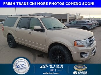 2017 White Gold Ford Expedition EL Limited Automatic 4 Door EcoBoost 3.5L V6 GTDi DOHC 24V Twin Turbocharged Engine