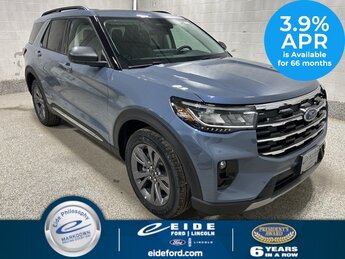2025 Vapor Blue Metallic Ford Explorer Active 2.3L EcoBoost I-4 Engine 4X4 Automatic