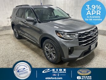 2025 Carbonized Gray Metallic Ford Explorer Active 2.3L EcoBoost I-4 Engine 4 Door Automatic