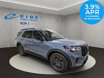 2025 Vapor Blue Metallic Ford Explorer ST-Line SUV 4X4 2.3L EcoBoost I-4 Engine Automatic
