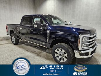 2025 Antimatter Blue Metallic Ford Super Duty F-250 SRW Lariat 4 Door Automatic Truck 4X4 Power Stroke 6.7L V8 DI 32V OHV Turbodiesel Engine