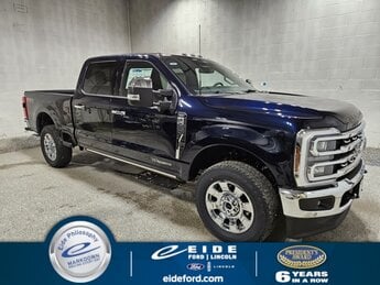 2025 Antimatter Blue Metallic Ford Super Duty F-250 SRW Lariat 4 Door Automatic Truck 4X4 Power Stroke 6.7L V8 DI 32V OHV Turbodiesel Engine
