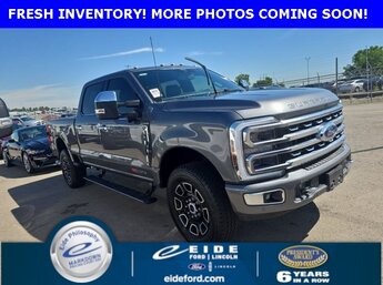 2024 Carbonized Gray Metallic Ford Super Duty F-350 SRW Platinum 4 Door Automatic Truck 6.7L High Output Power Stroke V8 Diesel Engine