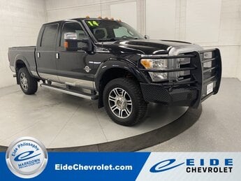 2014 Tuxedo Black Metallic Ford Super Duty F-350 SRW Platinum Automatic 4X4 4 Door Power Stroke 6.7L V8 DI 32V OHV Turbodiesel Engine Truck