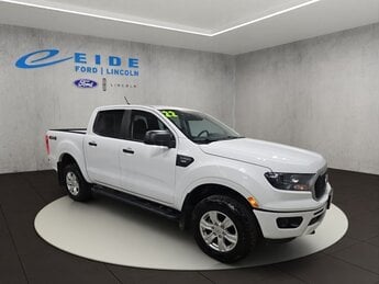 2023 Oxford White Ford Ranger XLT 4X4 EcoBoost 2.3L I4 GTDi DOHC Turbocharged VCT Engine Truck