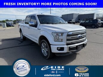 2015 White Ford F-150 Platinum Truck 4 Door 4X4 Automatic