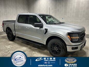 2025 Iconic Silver Metallic Ford F-150 XLT Truck 2.7L V6 EcoBoost Engine 4 Door Automatic 4X4