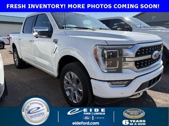 2023 White Ford F-150 Platinum 5.0L V8 Engine 4 Door 4X4 Truck Automatic