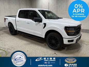 2025 Oxford White Ford F-150 XLT Black Appearance Plus 4 Door 3.5L V6 EcoBoost Engine Truck