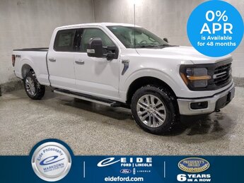 2025 Oxford White Ford F-150 XLT Chrome 3.5L V6 EcoBoost Engine Automatic 4X4 4 Door Truck