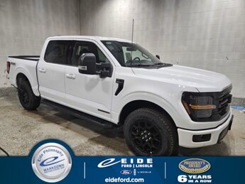 2025 Oxford White Ford F-150 XLT 4X4 3.5L PowerBoost Full-Hybrid V6 Engine Automatic 4 Door