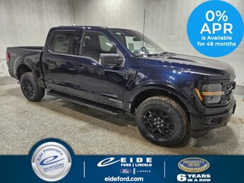 2025 Antimatter Blue Metallic Ford F-150 XLT Black Appearance Automatic Truck 4X4 3.5L PowerBoost Full-Hybrid V6 Engine 4 Door