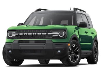 2025 Eruption Green Metallic Ford Bronco Sport Outer Banks 1.5L EcoBoost Engine 4X4 SUV Automatic