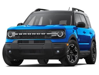 2025 Velocity Blue Metallic Ford Bronco Sport Outer Banks SUV 4X4 Automatic 1.5L EcoBoost Engine