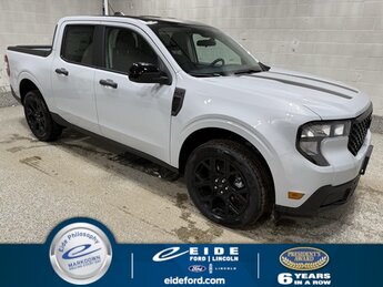 2025 Space White Metallic Ford Maverick XLT EcoBoost 2.0L I4 GTDi DOHC Turbocharged VCT Engine AWD Truck Automatic (CVT)