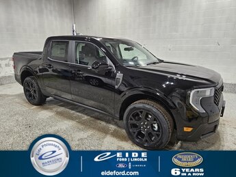 2025 Shadow Black Ford Maverick Lariat 4 Door Truck Automatic (CVT) EcoBoost 2.0L I4 GTDi DOHC Turbocharged VCT Engine