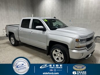 2016 Silver Ice Metallic Chevrolet Silverado 1500 LT 4 Door Truck Automatic