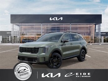 2025 Green Kia Sorento X-Line EX 4 Door Automatic 2.5L I4 DGI Turbocharged DOHC 16V LEV3-SULEV30 281hp Engine SUV