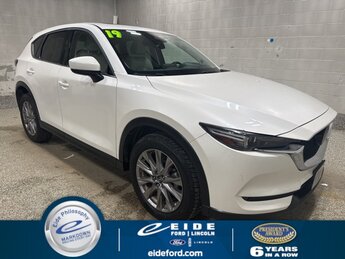 2019 Snowflake White Pearl Mica Mazda CX-5 Grand Touring FWD SKYACTIV® 2.5L 4-Cylinder DOHC 16V Engine SUV