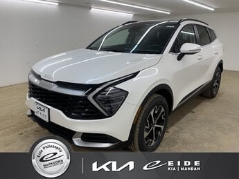 2025 Snow White Pearl Kia Sportage Hybrid EX AWD 4 Door Automatic I4 Engine