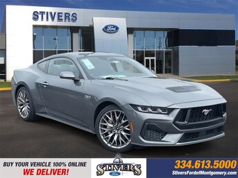 2025 Gray Metallic Ford Mustang GT Premium Automatic 5.0L V8 Ti-VCT Engine 2 Door