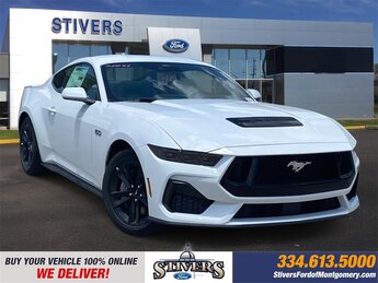 2025 Oxford White Ford Mustang GT 5.0L V8 Ti-VCT Engine RWD 2 Door Automatic