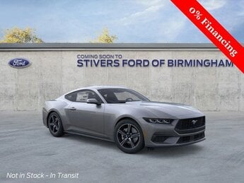 2025 Carbonized Gray Metallic Ford Mustang EcoBoost RWD Automatic Coupe 2 Door