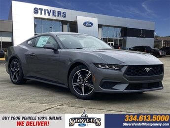 2025 Carbonized Gray Metallic Ford Mustang EcoBoost Coupe EcoBoost 2.3L I4 GTDi DOHC Turbocharged VCT Engine 2 Door
