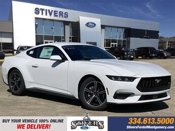 2025 Oxford White Ford Mustang EcoBoost 2 Door RWD Coupe
