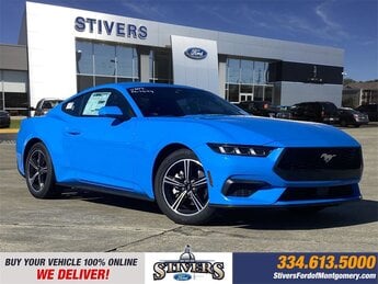2025 Grabber Blue Metallic Ford Mustang EcoBoost Coupe 2 Door Automatic EcoBoost 2.3L I4 GTDi DOHC Turbocharged VCT Engine