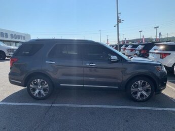 2018 Gray Ford Explorer Platinum Automatic 4X4 4 Door 3.5L V6 Engine SUV