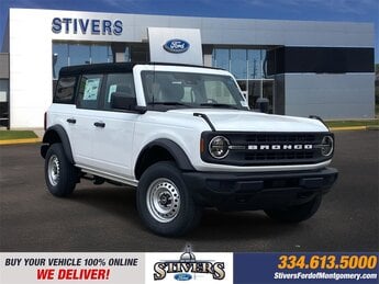 2025 Oxford White Ford Bronco Base 2.3L EcoBoost I-4 Engine Automatic 4 Door 4X4 SUV
