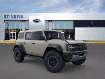 2025 Desert Sand Ford Bronco Raptor 3.0L EcoBoost V6 Engine 4 Door Automatic