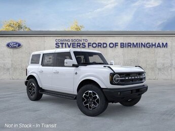 2025 Oxford White Ford Bronco Outer Banks 4 Door 2.3L EcoBoost I-4 Engine Automatic 4X4 SUV