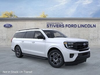 2025 Star White Metallic Tri-Coat Ford Expedition Max active EcoBoost 3.5L V6 GTDi DOHC 24V Twin Turbocharged Engine SUV 4 Door